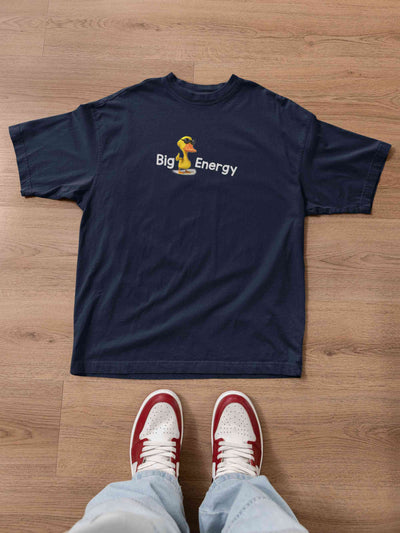 Big Duck Energy Mens Half Sleeves T-shirt- FunkyTeesClub