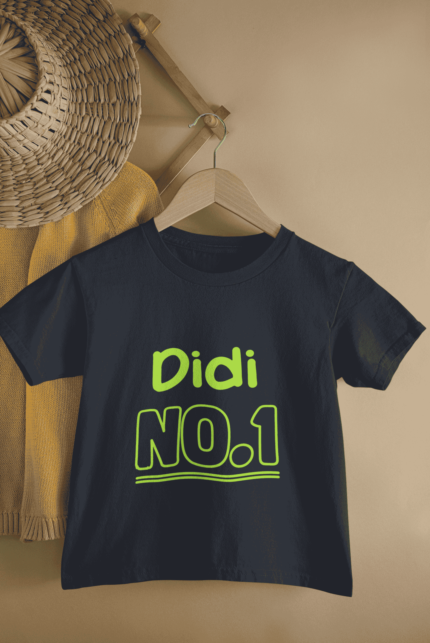Didi No.1 Rakshabandhan Half Sleeves T-Shirt For Girls -FunkyTeesClub
