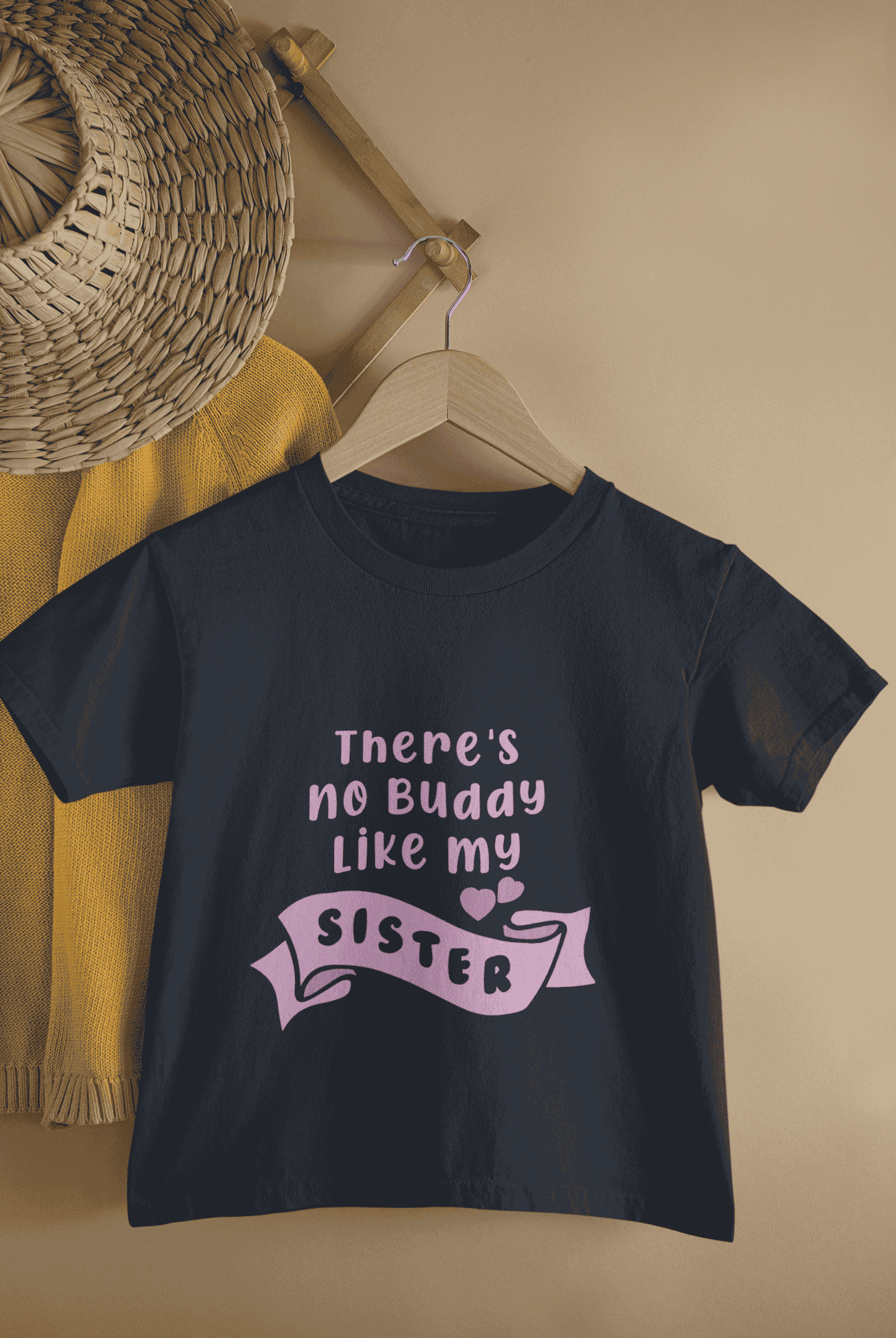 There Is No Buddy Like My Sister Rakshabandhan Half Sleeves T-Shirt for Boys -FunkyTeesClub
