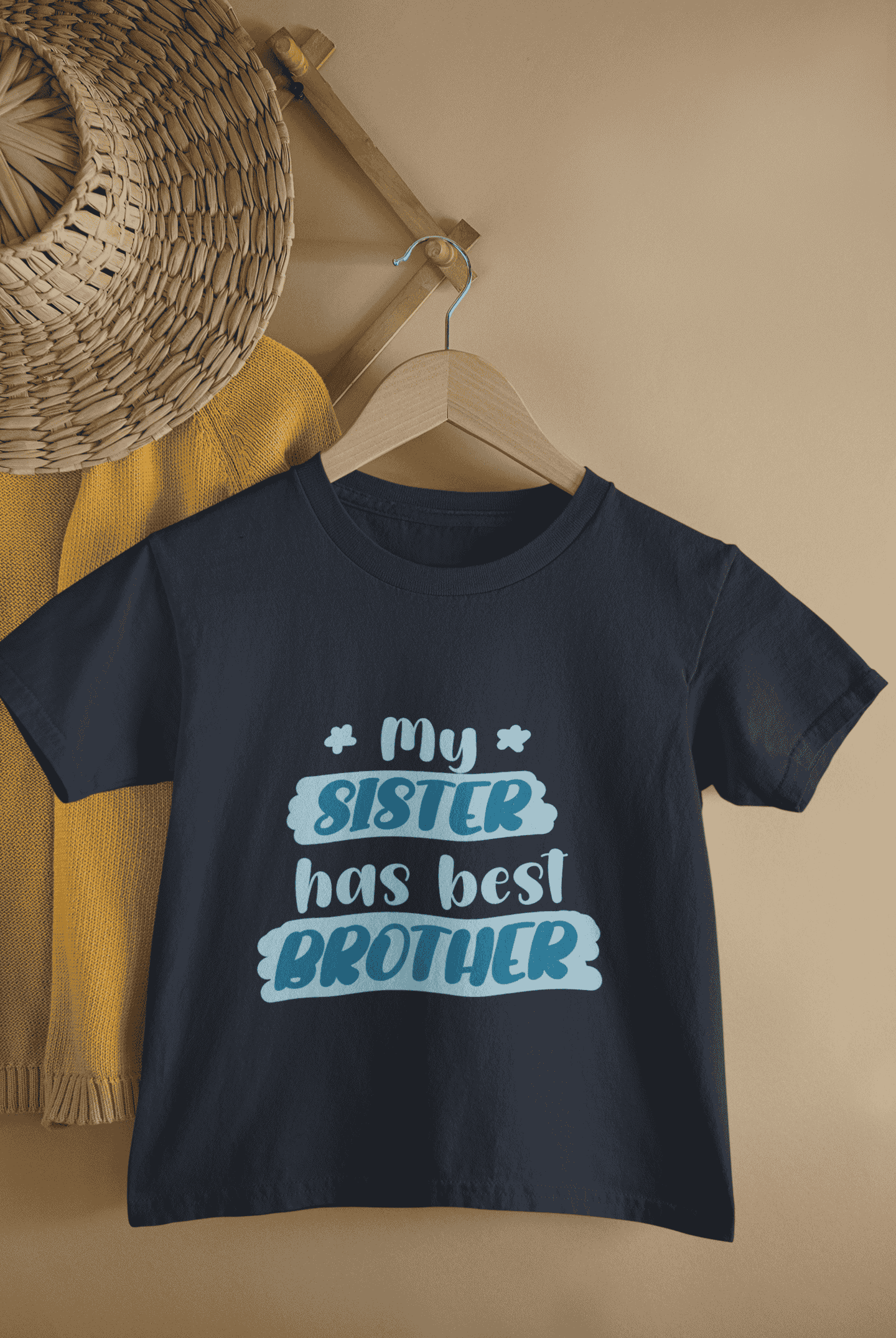 My Sister Has Best Brother Rakshabandhan Half Sleeves T-Shirt for Boys -FunkyTeesClub