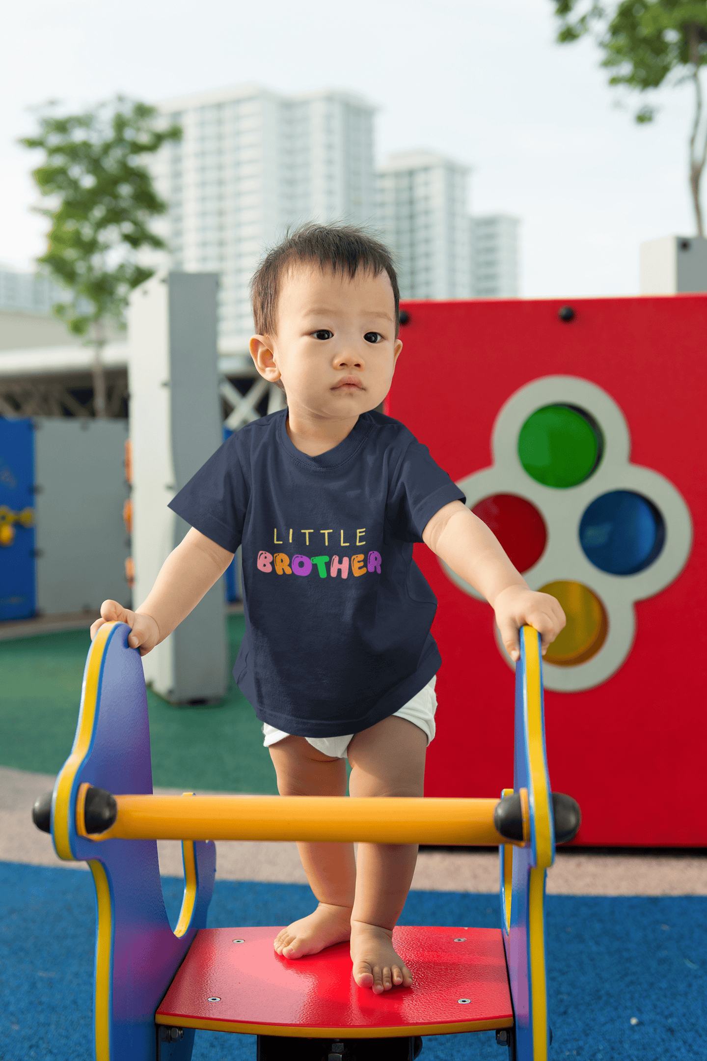 Little Brother Rakshabandhan Half Sleeves T-Shirt for Boys -FunkyTeesClub
