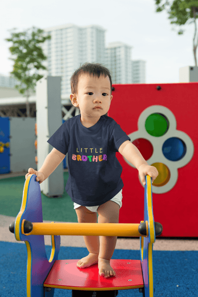 Little Brother Rakshabandhan Half Sleeves T-Shirt for Boys -FunkyTeesClub