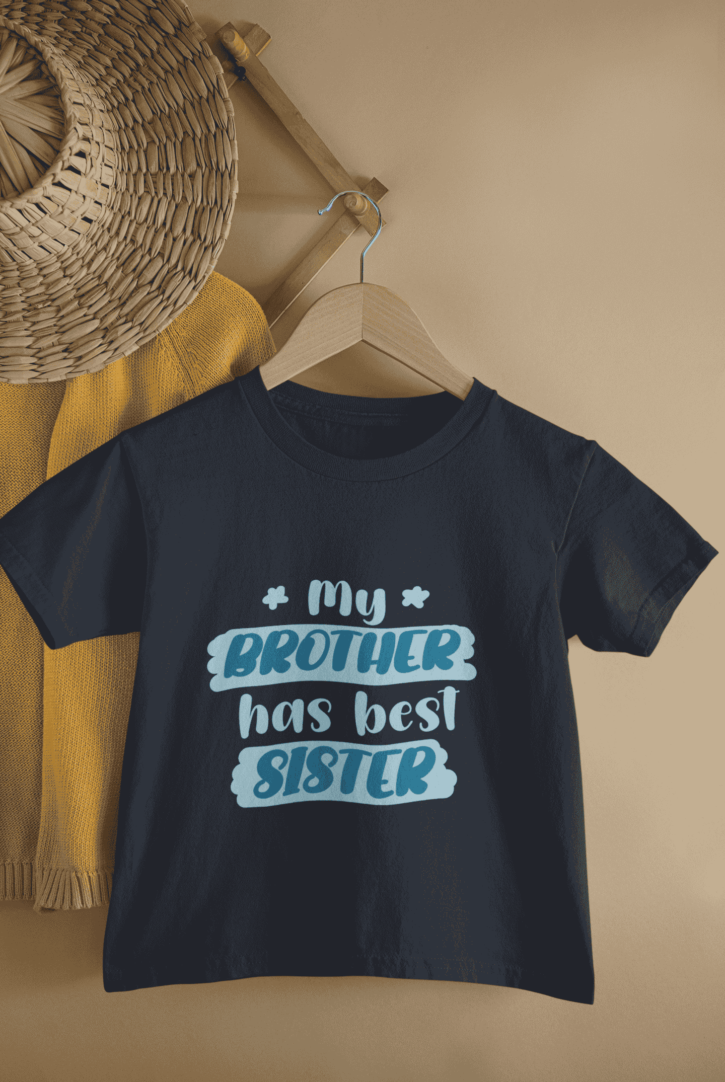 My Brother Has Best Sister Rakshabandhan Half Sleeves T-Shirt For Girls -FunkyTeesClub