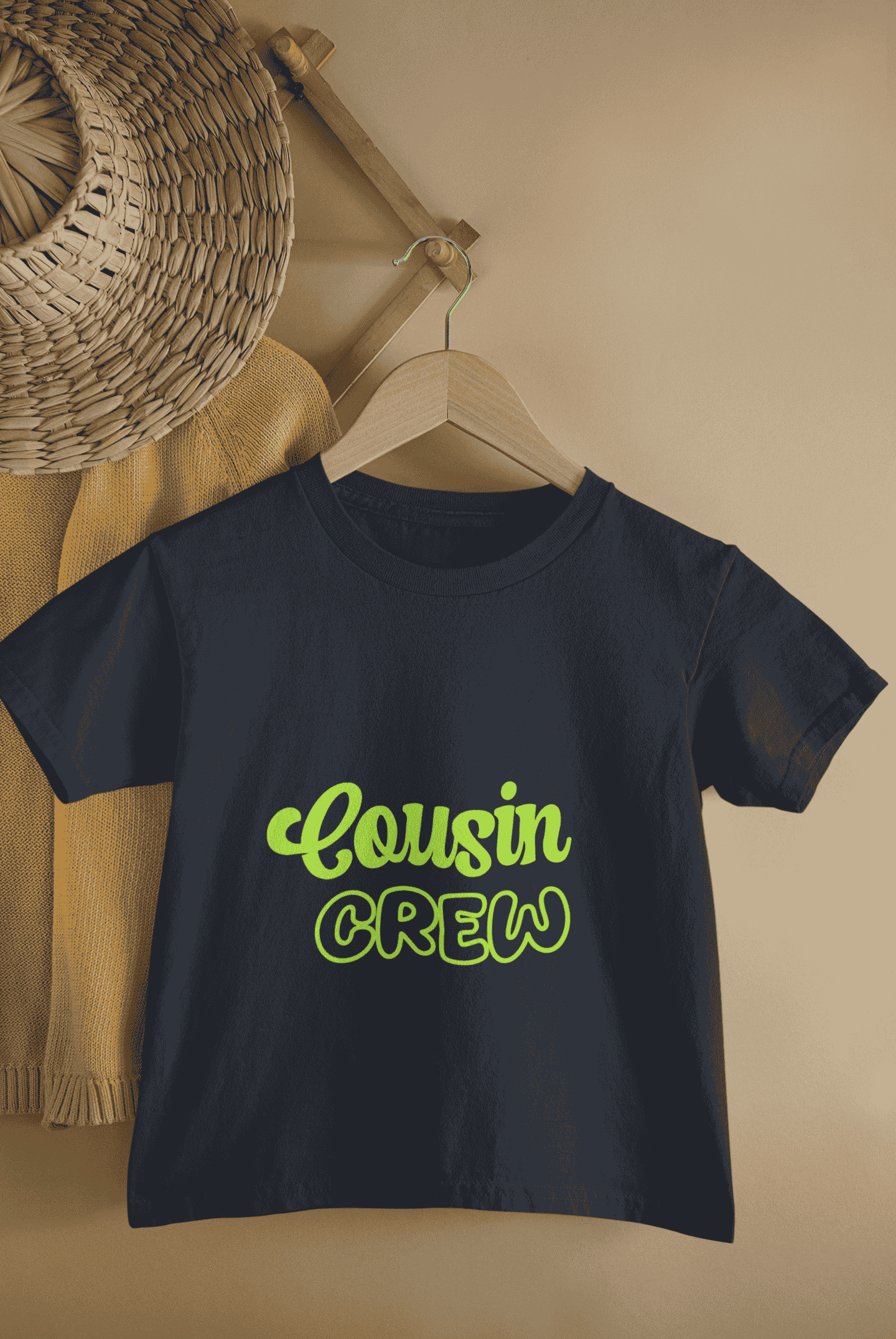 Cousin Crew Rakshabandhan Half Sleeves T-Shirt for Boys -FunkyTeesClub
