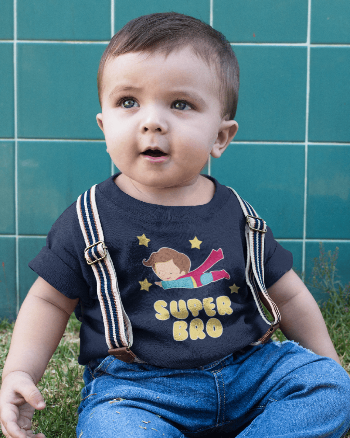 Super Bro Rakshabandhan Half Sleeves T-Shirt for Boys -FunkyTeesClub