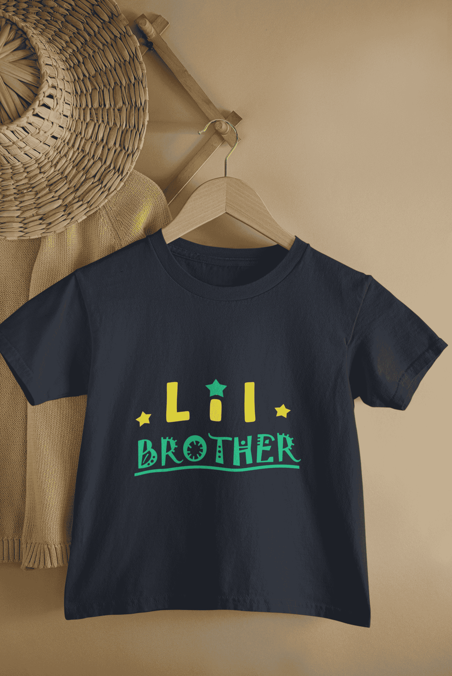 Lil Brother Rakshabandhan Half Sleeves T-Shirt for Boys -FunkyTeesClub