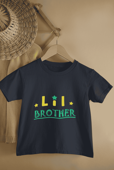 Lil Brother Rakshabandhan Half Sleeves T-Shirt for Boys -FunkyTeesClub