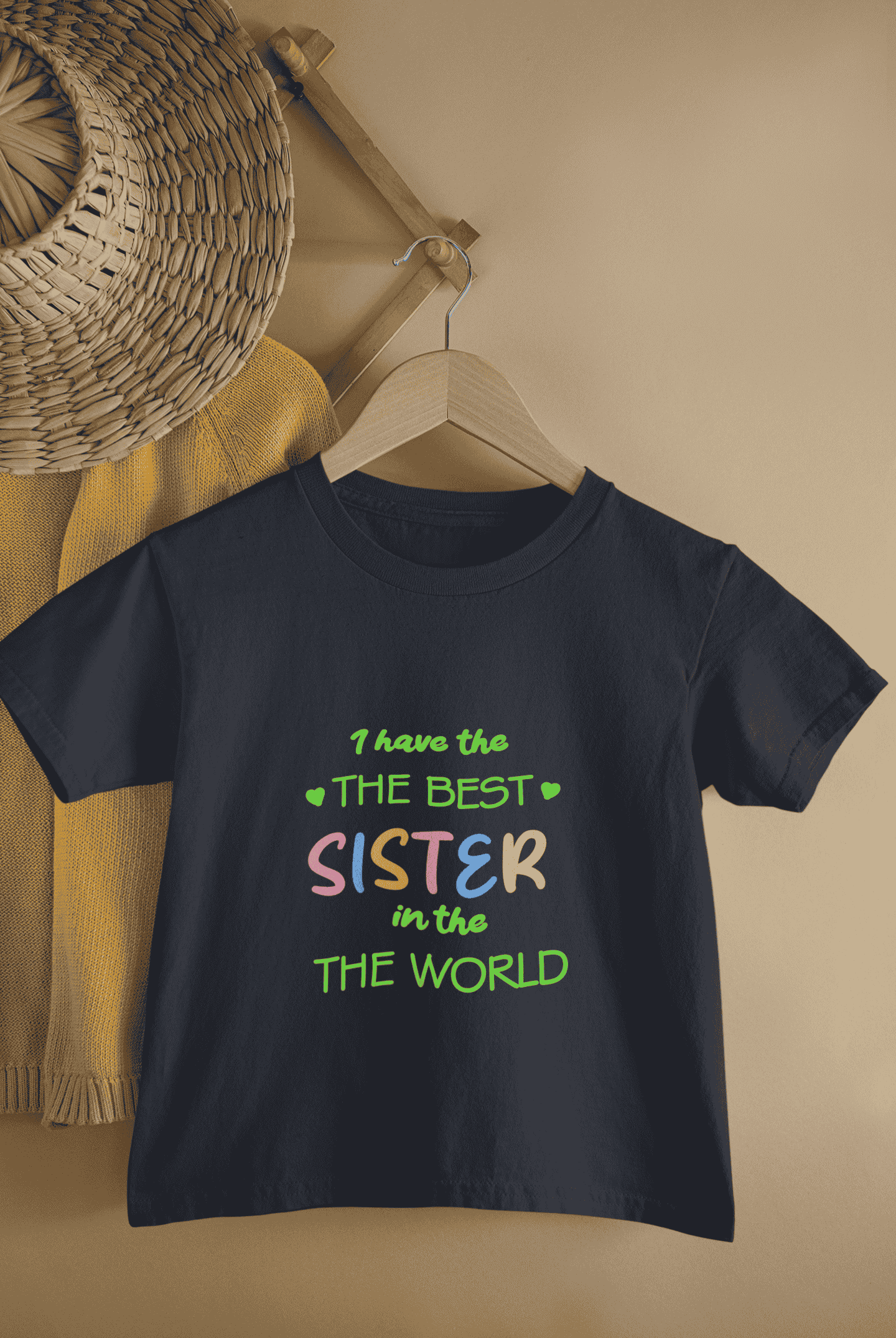 I Have The Best Sister In The World Rakshabandhan Half Sleeves T-Shirt for Boys -FunkyTeesClub