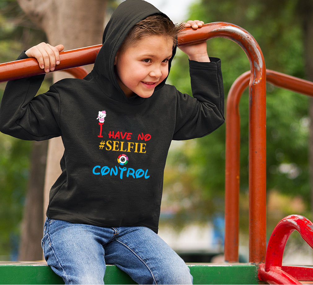 I Have No Selfie Control Boy Hoodies-FunkyTeesClub
