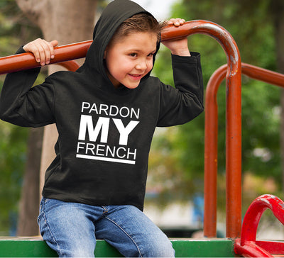Pardon My French Boy Hoodies-FunkyTeesClub