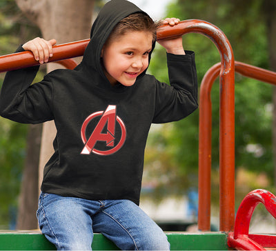 Avenger Logo Boy Hoodies-FunkyTeesClub