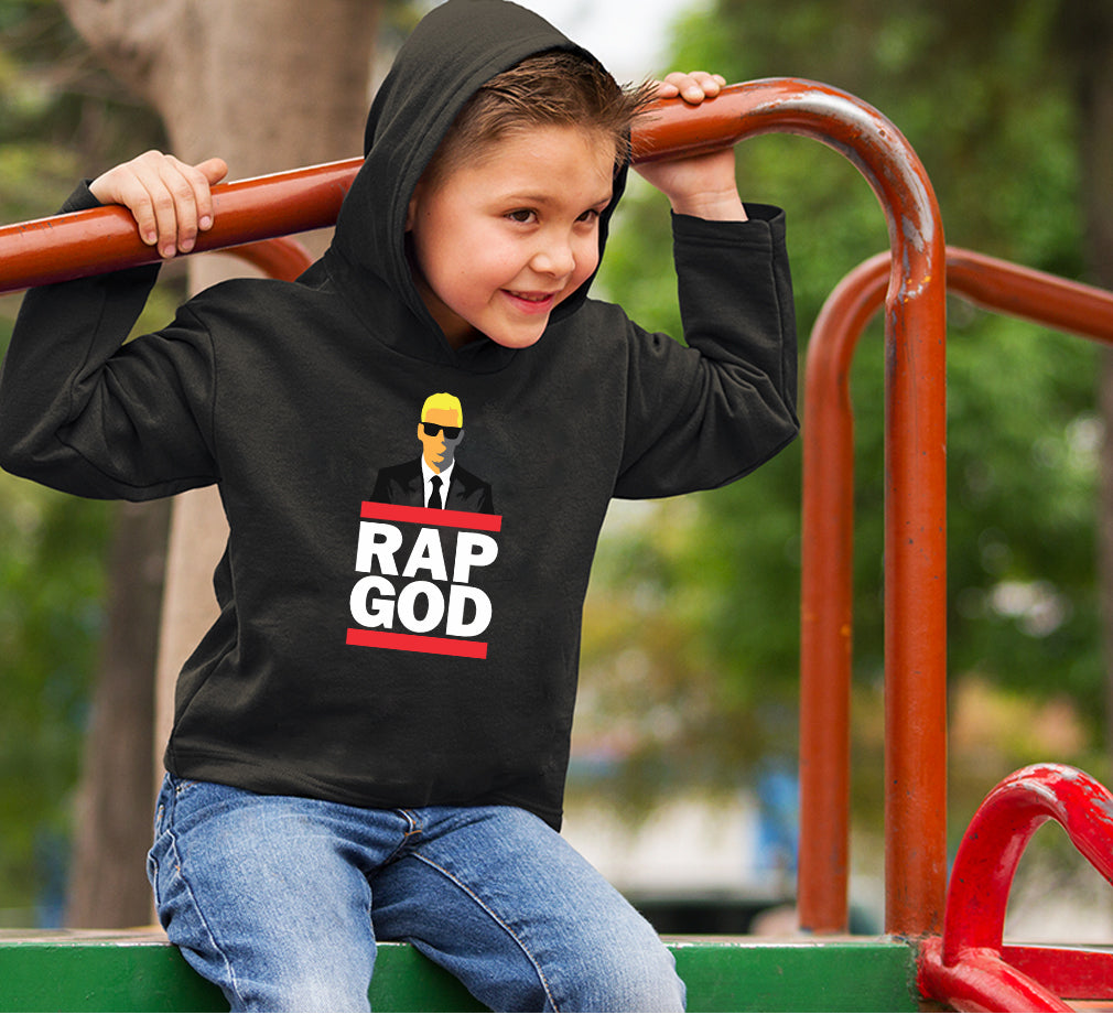 Rap God Boy Hoodies-FunkyTeesClub