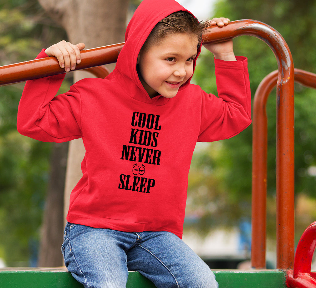 Cool Kids Never Sleep Boy Hoodies-FunkyTeesClub