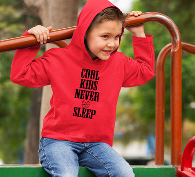 Cool Kids Never Sleep Boy Hoodies-FunkyTeesClub