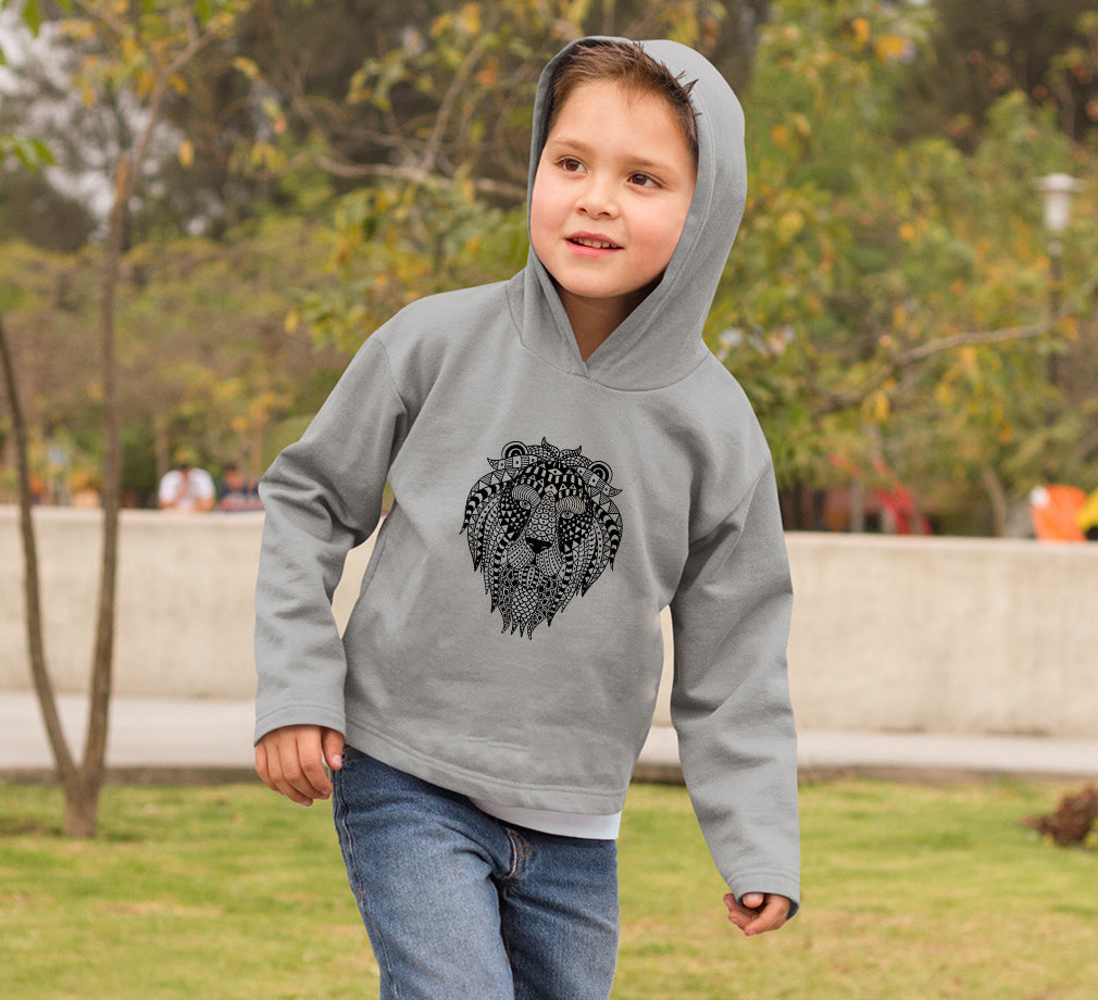 LION Boy Hoodies-FunkyTeesClub