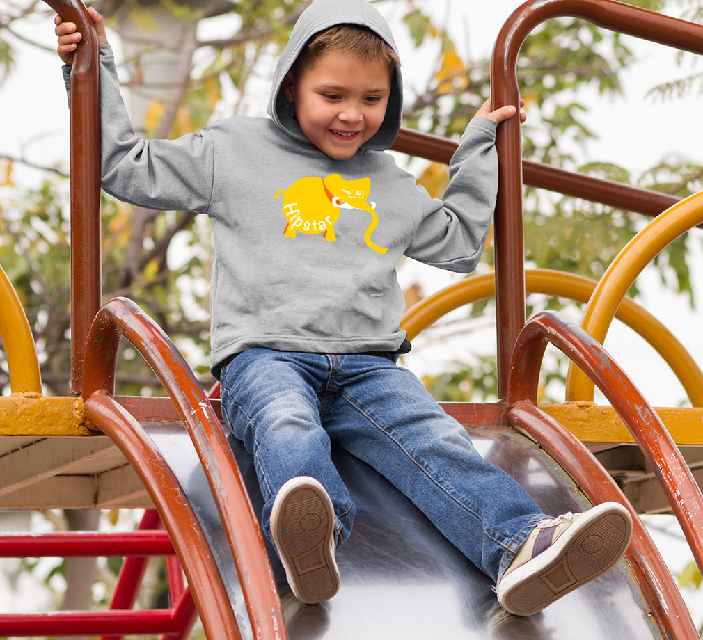 Hipster Elephant Boy Hoodies-FunkyTeesClub