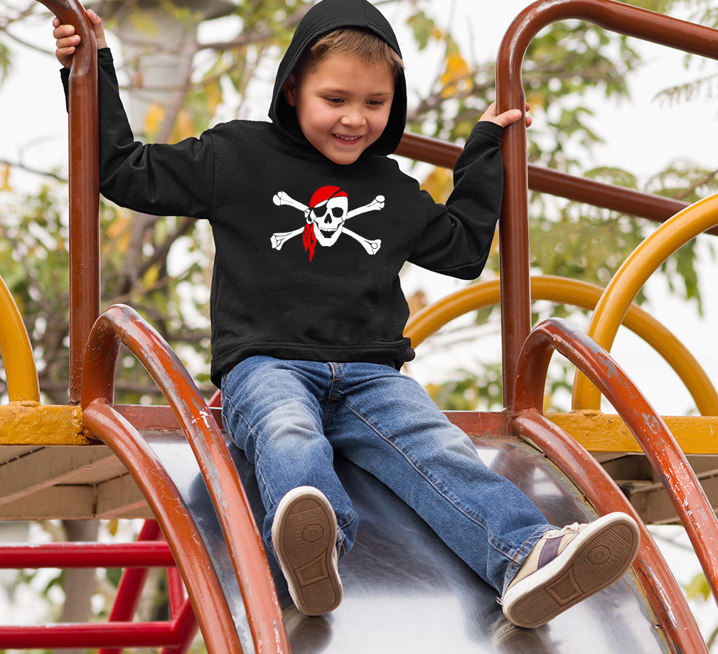 Pirate Skull Boy Hoodies-FunkyTeesClub