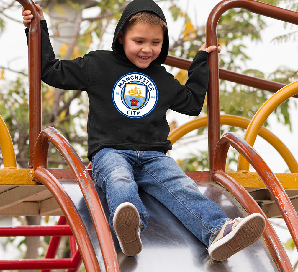 Manchester City Boy Hoodies-FunkyTeesClub