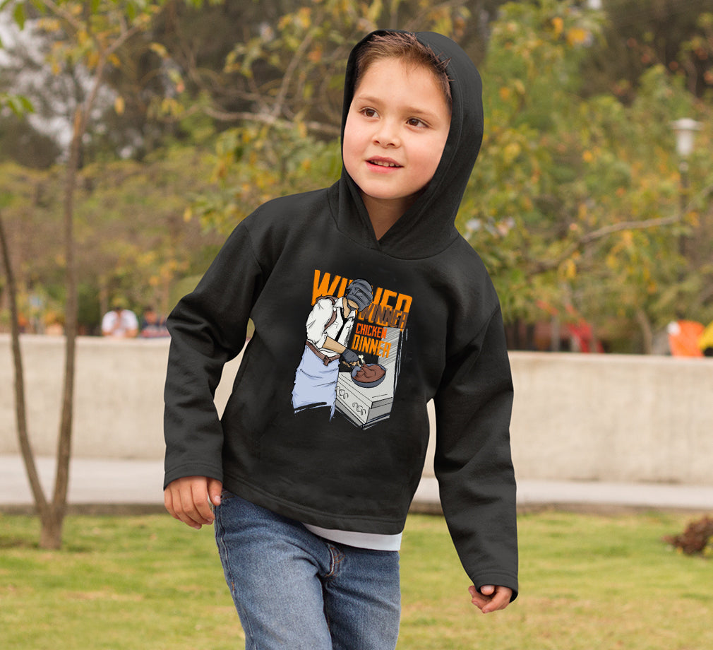 PUBG Winner Winner Chicken Dinner Boy Hoodies-FunkyTeesClub
