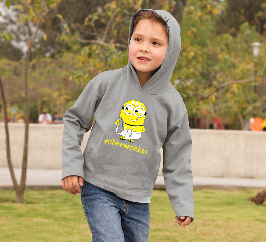 Minion Subhraminion Boy Hoodies-FunkyTeesClub