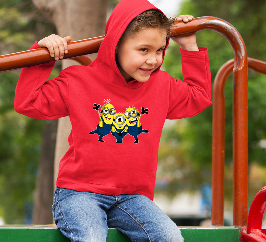 Minion Hurrey Boy Hoodies-FunkyTeesClub