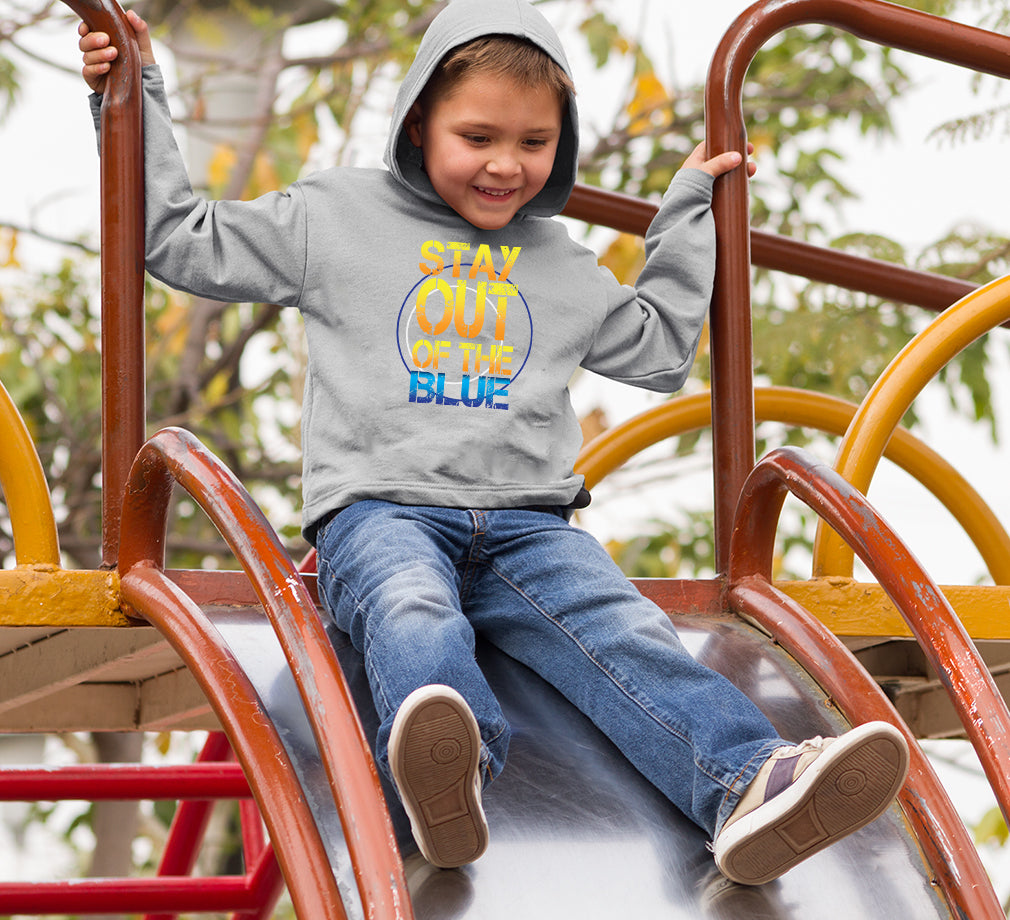 PUBG Stay Out Of The Blue Boy Hoodies-FunkyTeesClub