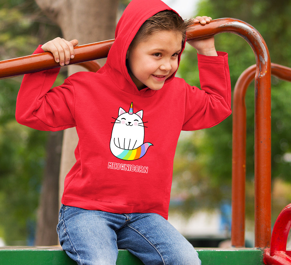 MEOWNICORN Boy Hoodies-FunkyTeesClub