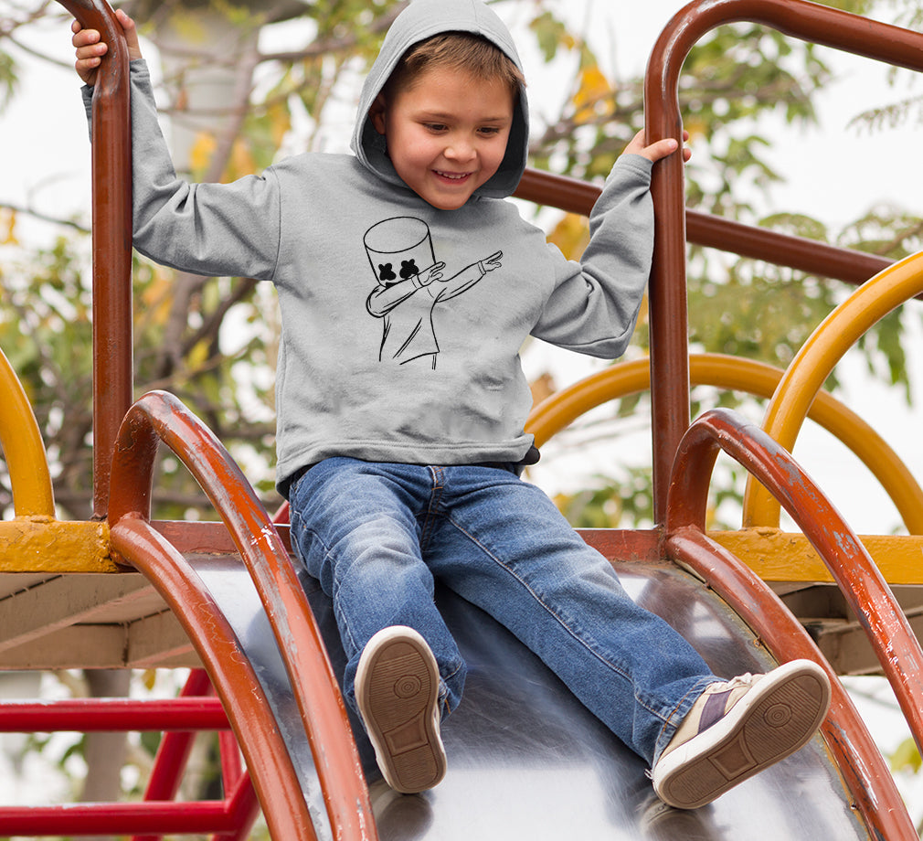 Dab Marshmello Boy Hoodies-FunkyTeesClub