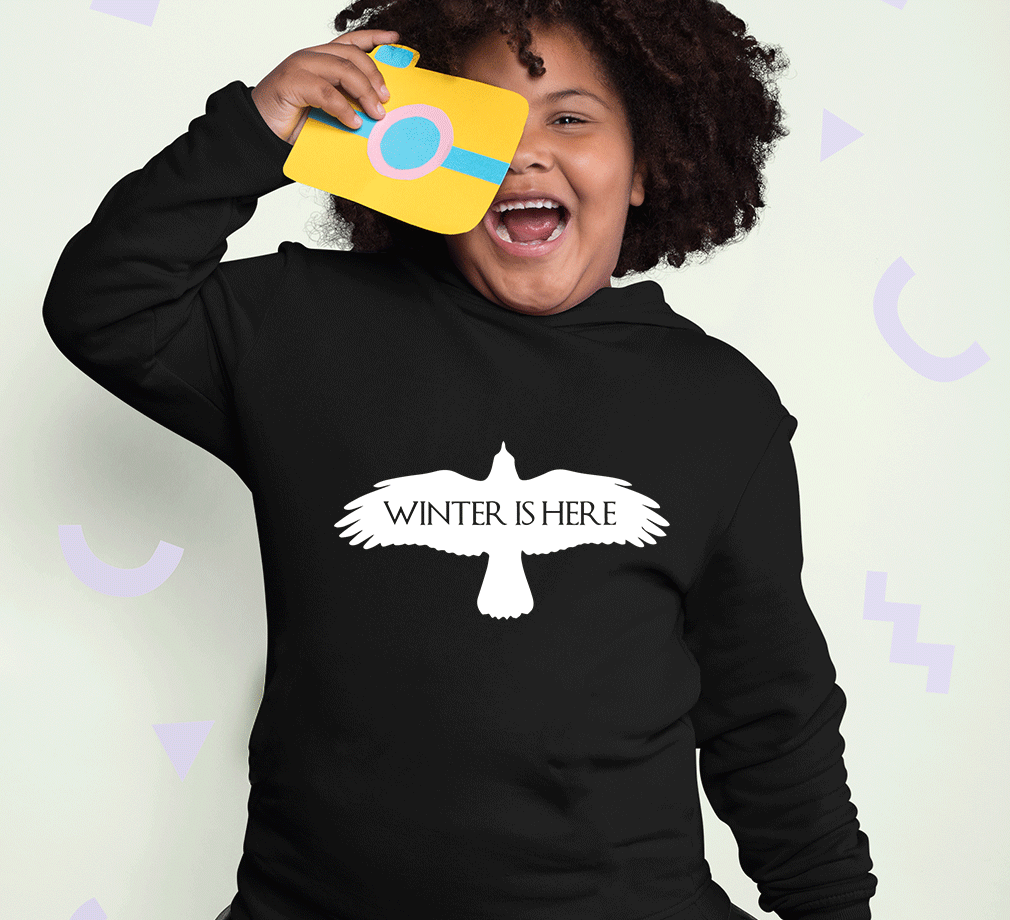 GOT Game Of Thrones Winter Is Here Girl Hoodies-FunkyTeesClub