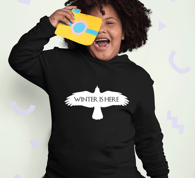 GOT Game Of Thrones Winter Is Here Girl Hoodies-FunkyTeesClub