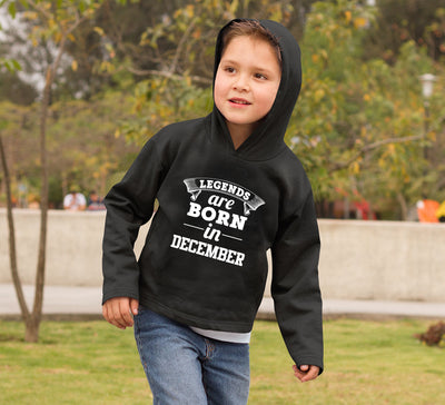 Legends are Born in December Boy Hoodies-FunkyTeesClub