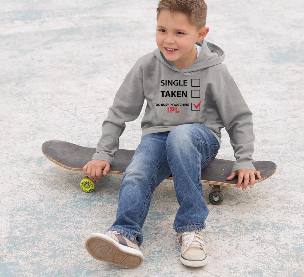 Too Busy In IPL Boy Hoodies-FunkyTeesClub