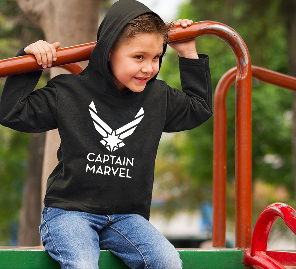 Captain Marvel Superhero Boy Hoodies-FunkyTeesClub