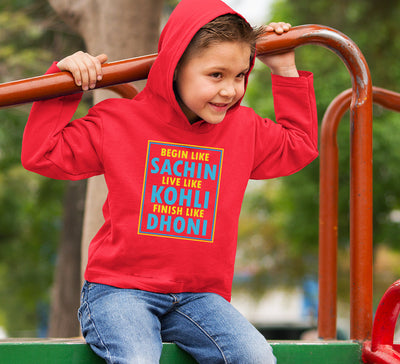 CRICKET Sachin Kohli Dhoni Boy Hoodies-FunkyTeesClub