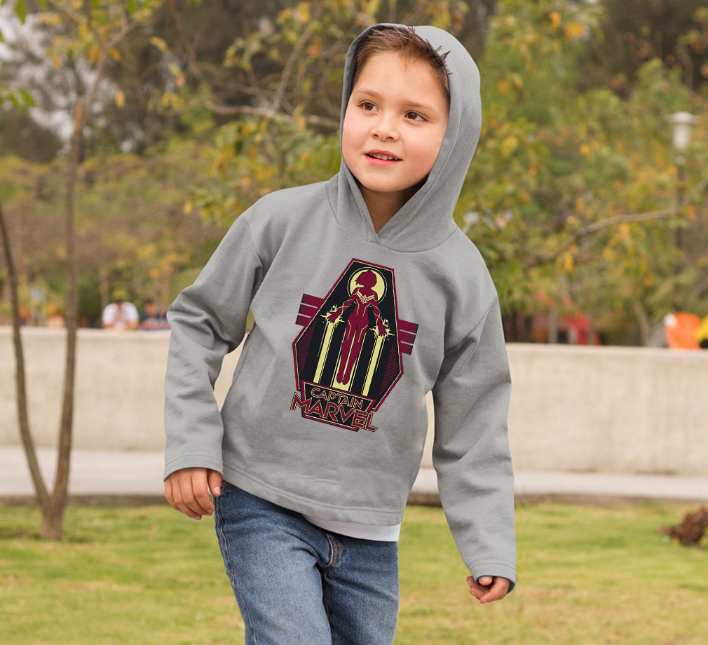 Captain Marvel Superhero Boy Hoodies-FunkyTeesClub