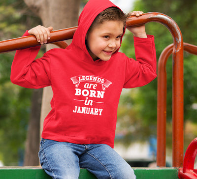 Legends are Born in January Boy Hoodies-FunkyTeesClub