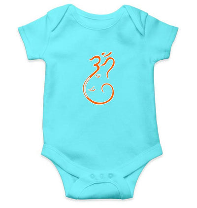 Om Ganesh Rompers for Baby Boy- FunkyTradition FunkyTradition