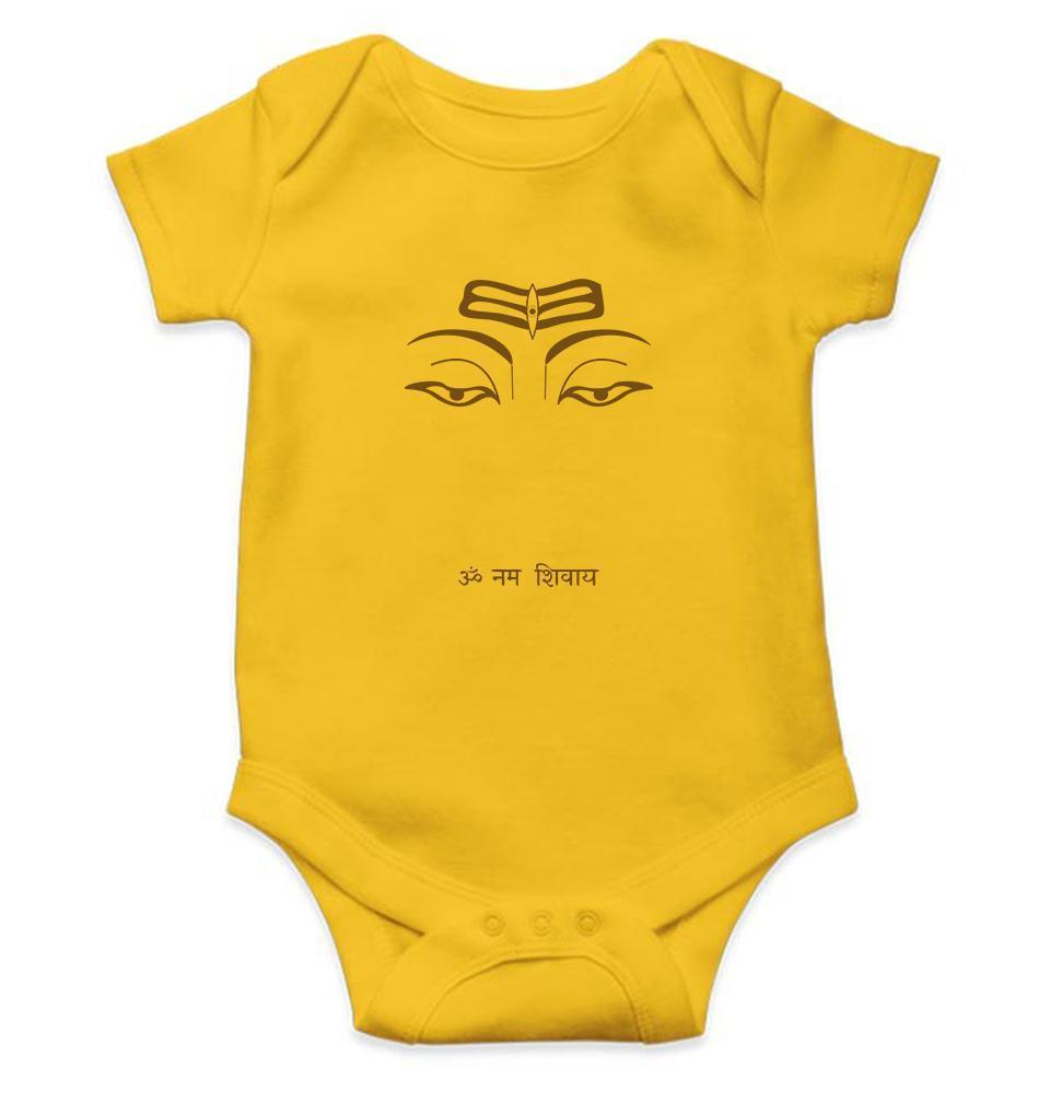Om Namah Shivay Rompers for Baby Girl- FunkyTradition FunkyTradition