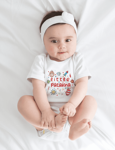 Little Patakha Diwali Rompers for Baby Girl- FunkyTeesClub