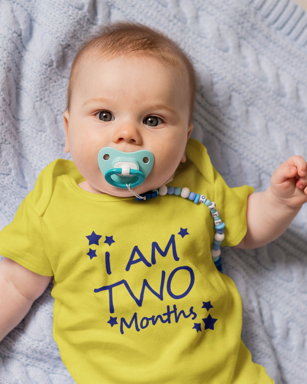 I Am Two Months Rompers for Baby Boy- FunkyTeesClub