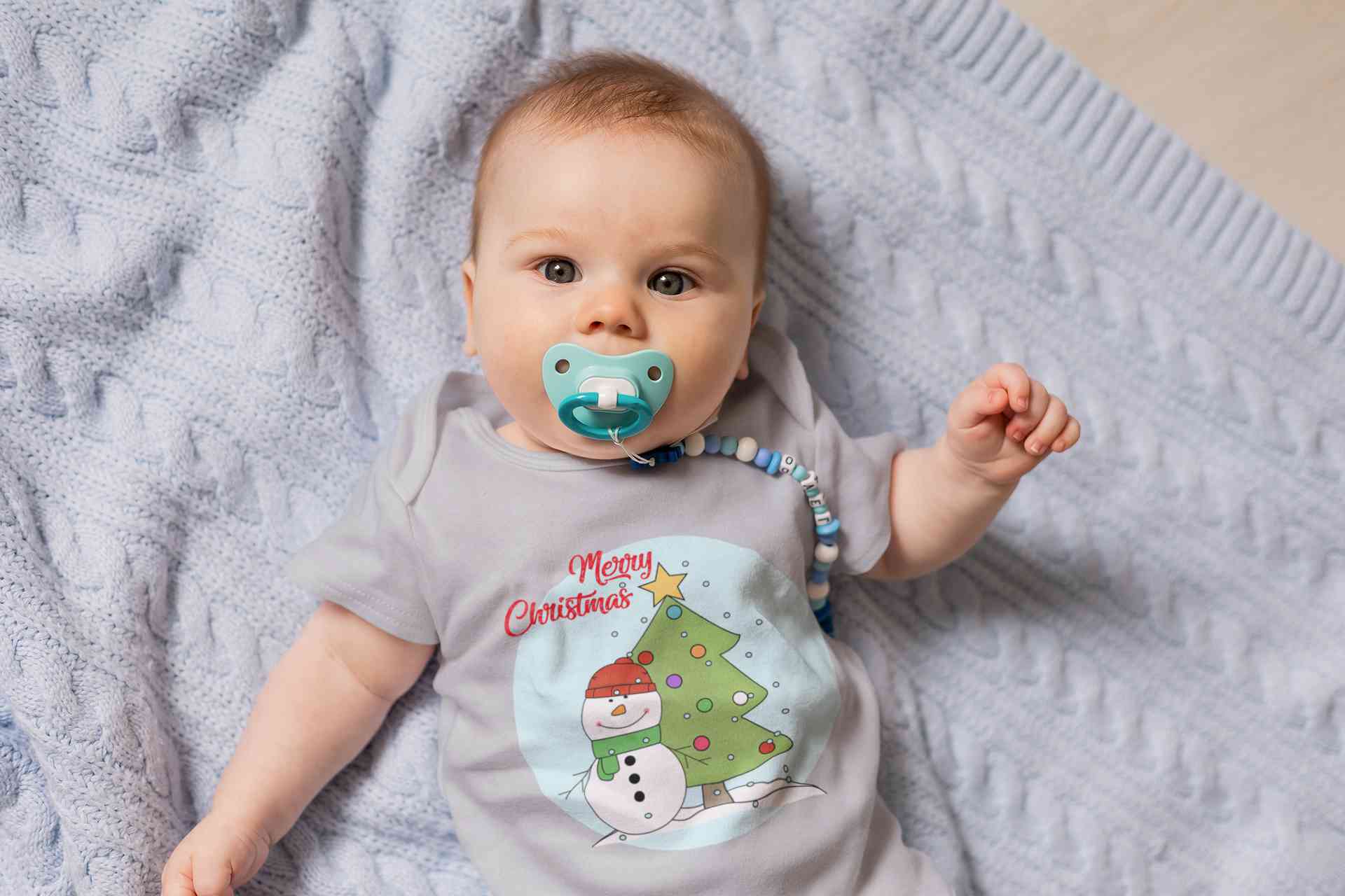 Merry Christmas Rompers for Baby Boy- FunkyTeesClub