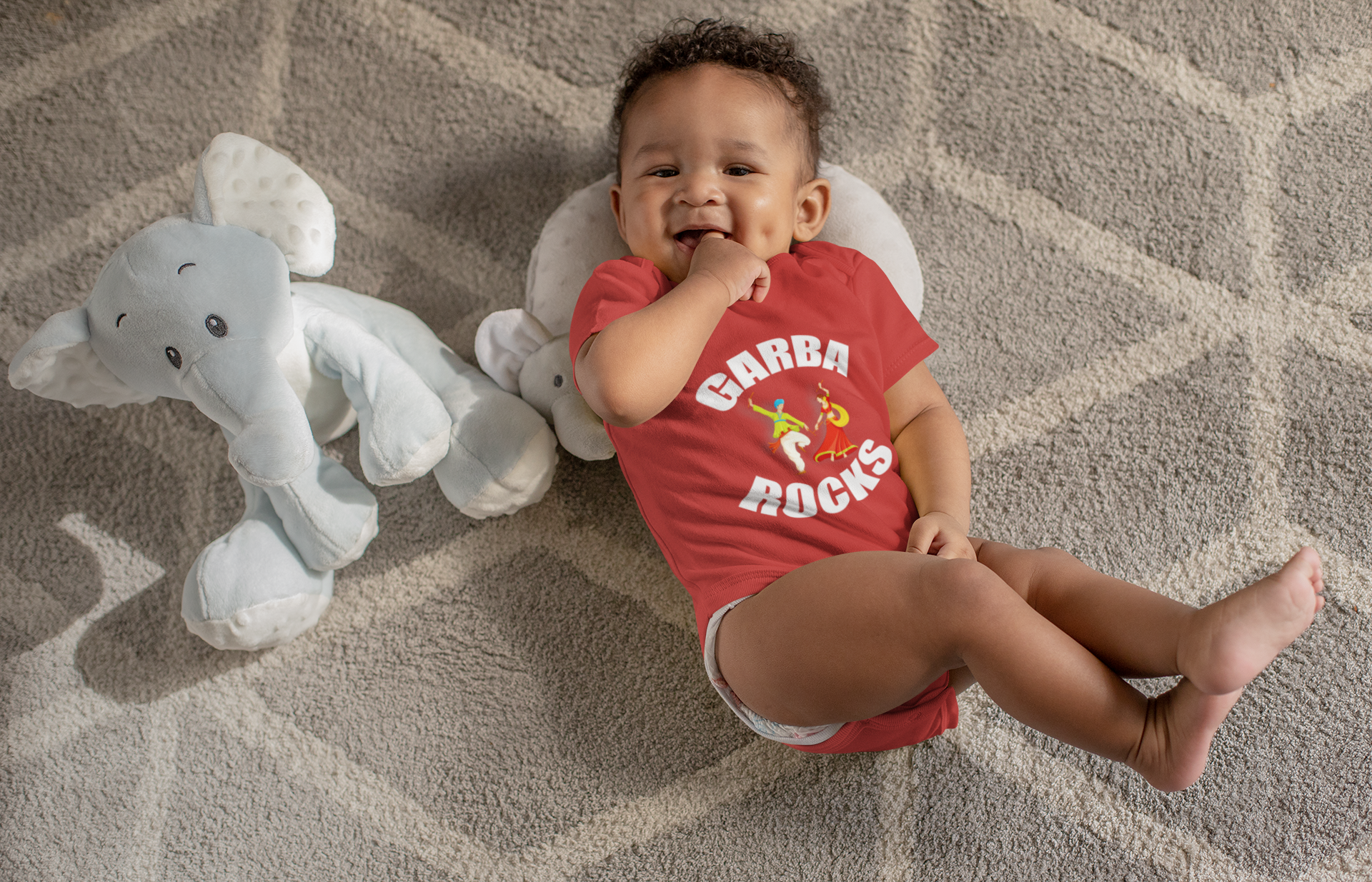 Garbha Rocks Rompers for Baby Boy- FunkyTeesClub