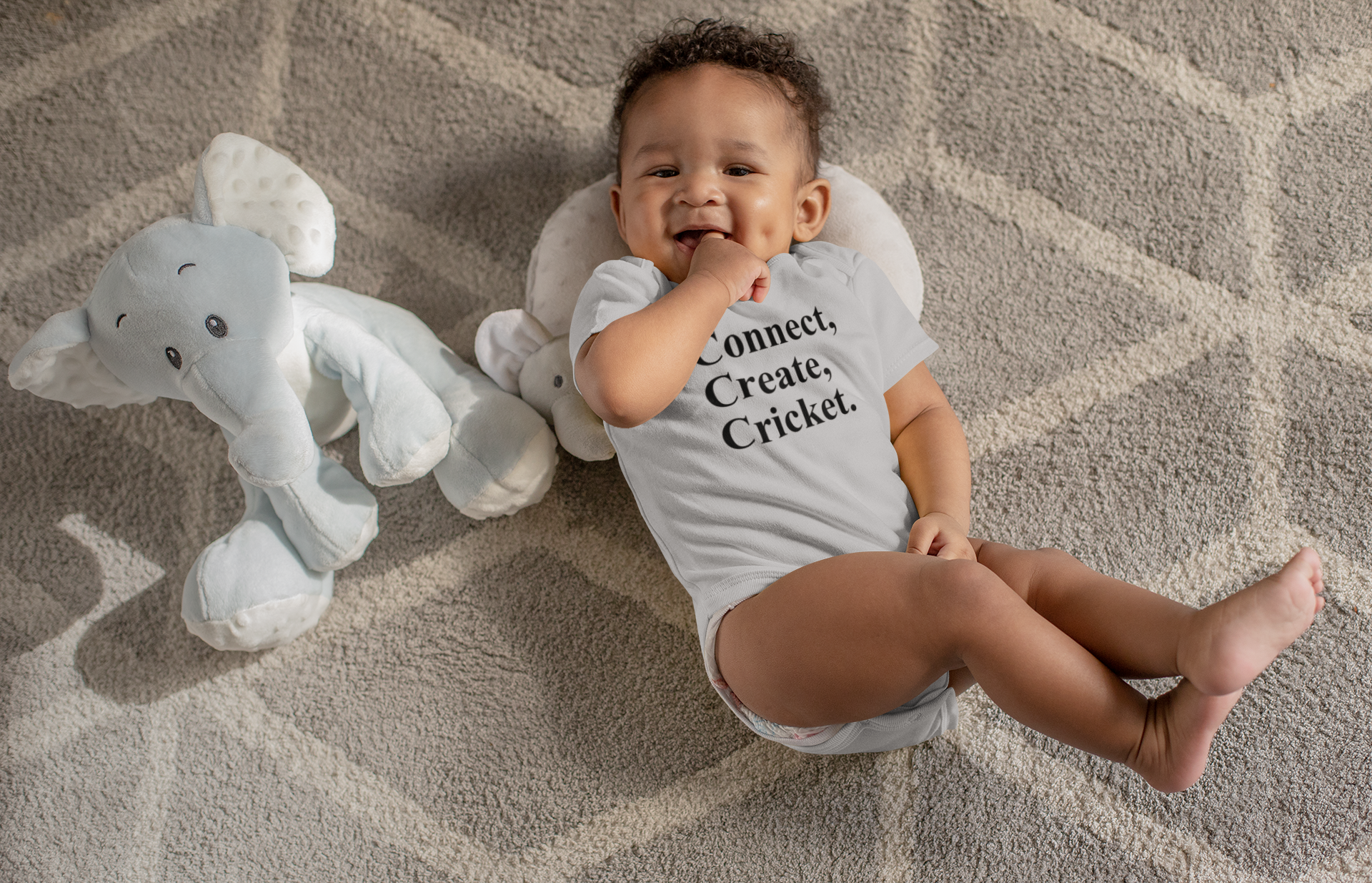 Connect Create Cricket World Cup Cricket Rompers for Baby Boy- FunkyTeesClub