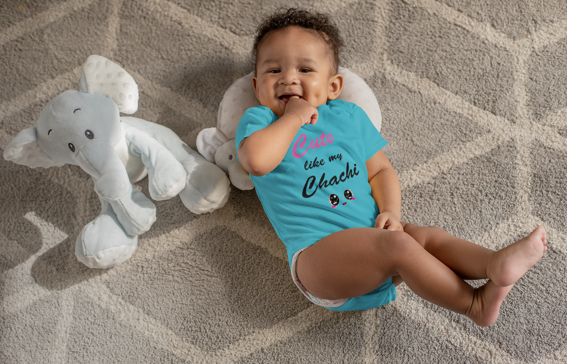 Cute Like My Chachi Rompers for Baby Boy - FunkyTeesClub