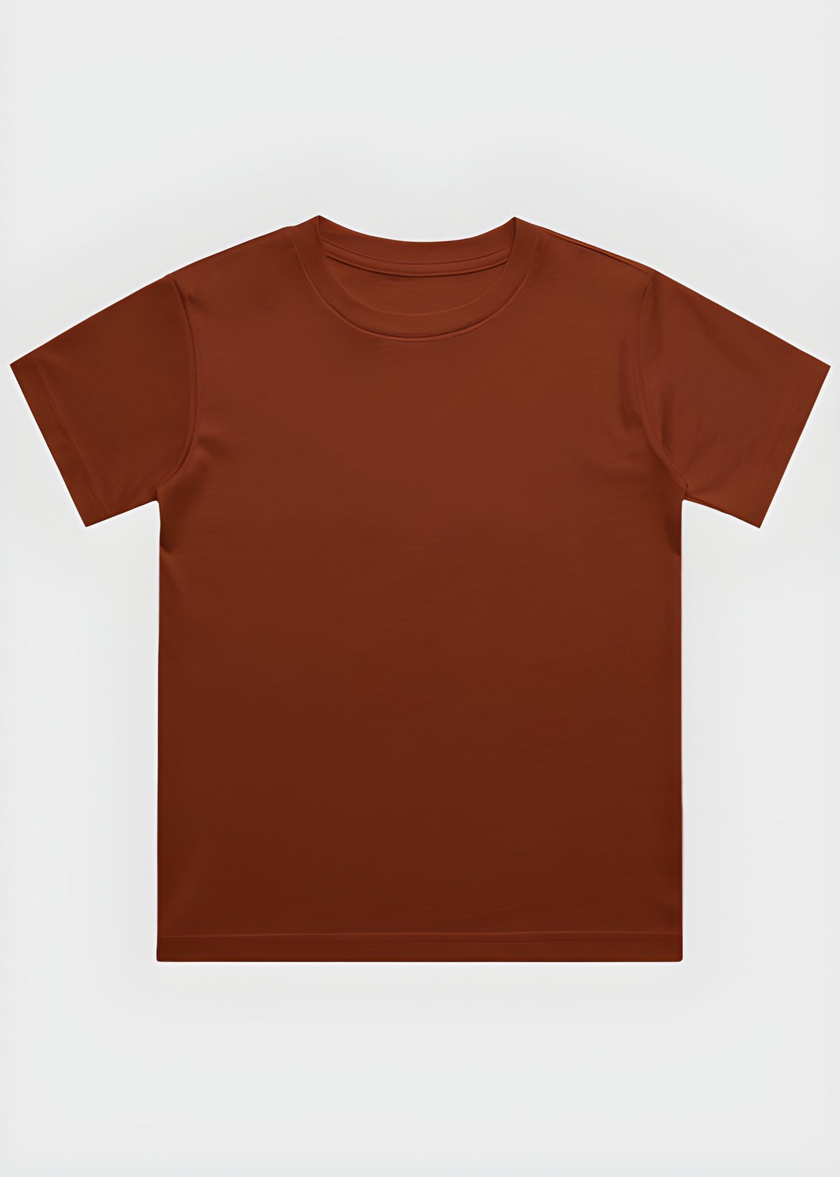 orange t-shirt on a white background