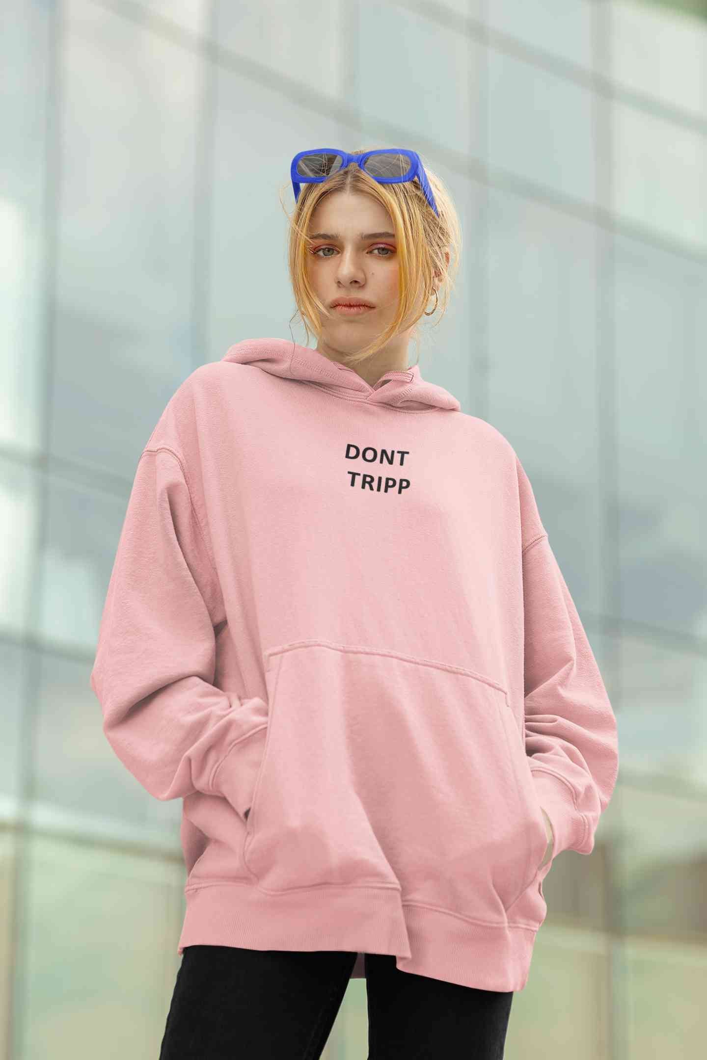 Dont Tripp Minimals Hoodies for Women-FunkyTeesClub