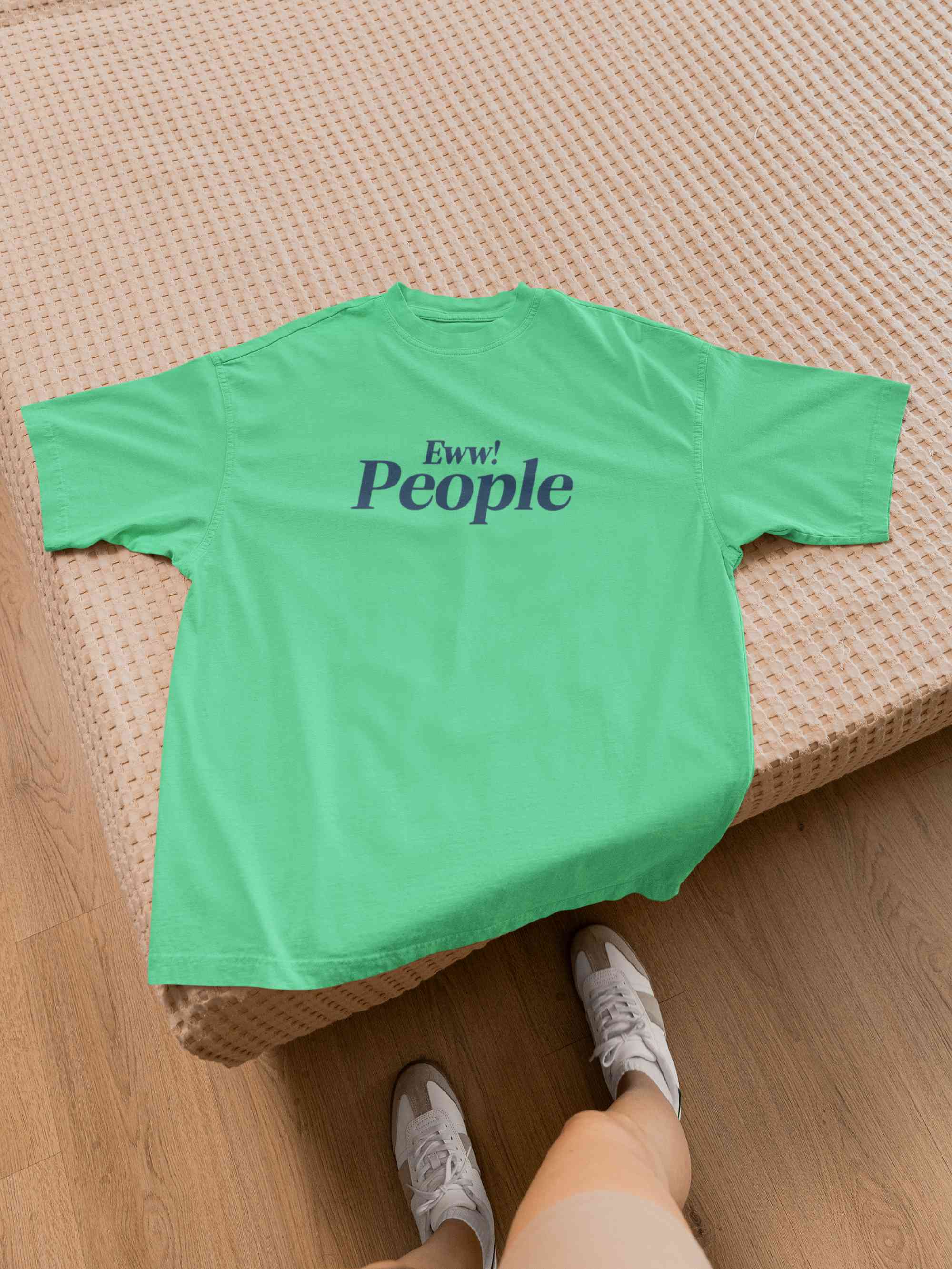 Eww! People Mens Half Sleeves T-shirt- FunkyTeesClub