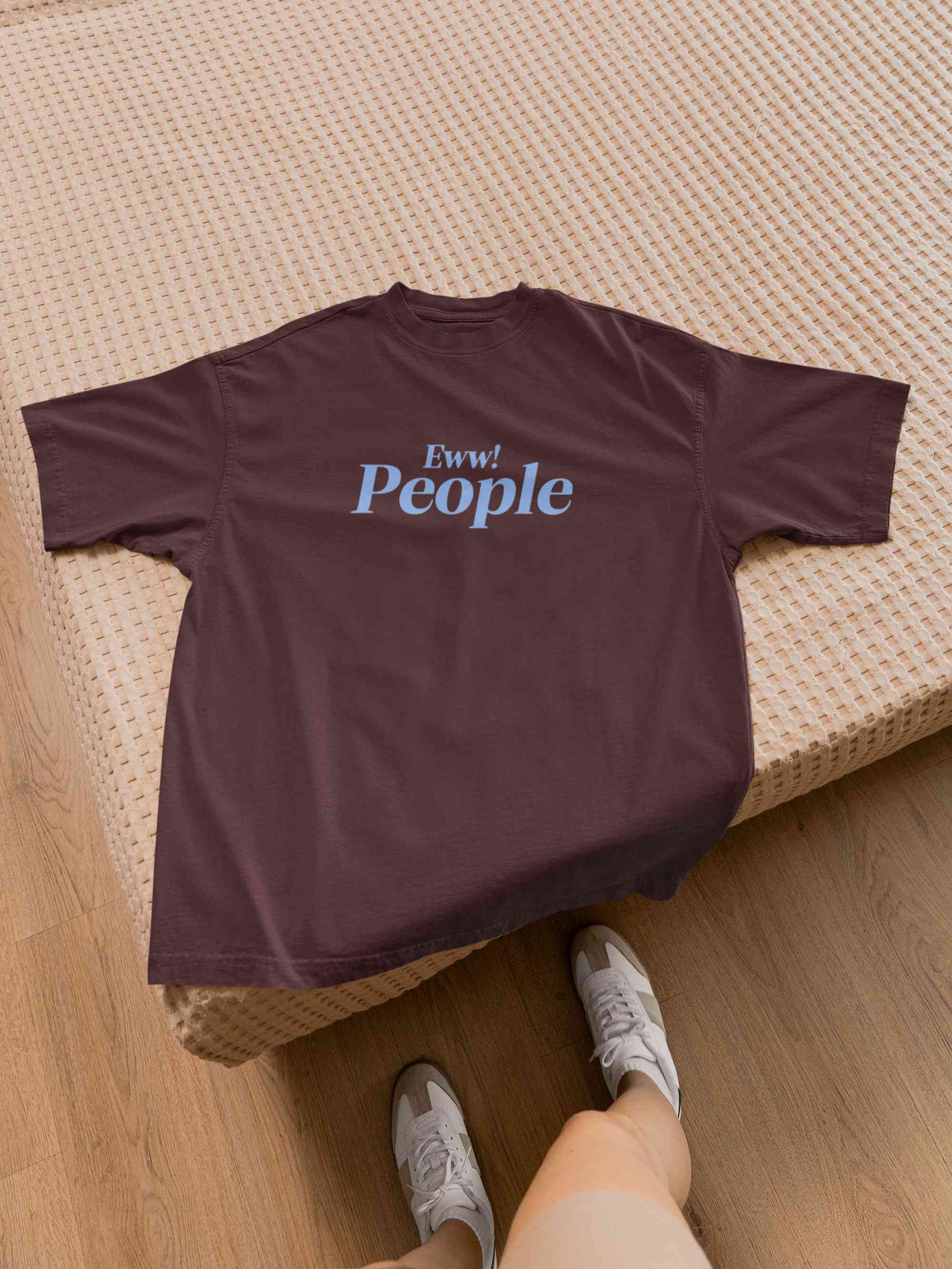 Eww! People Mens Half Sleeves T-shirt- FunkyTeesClub