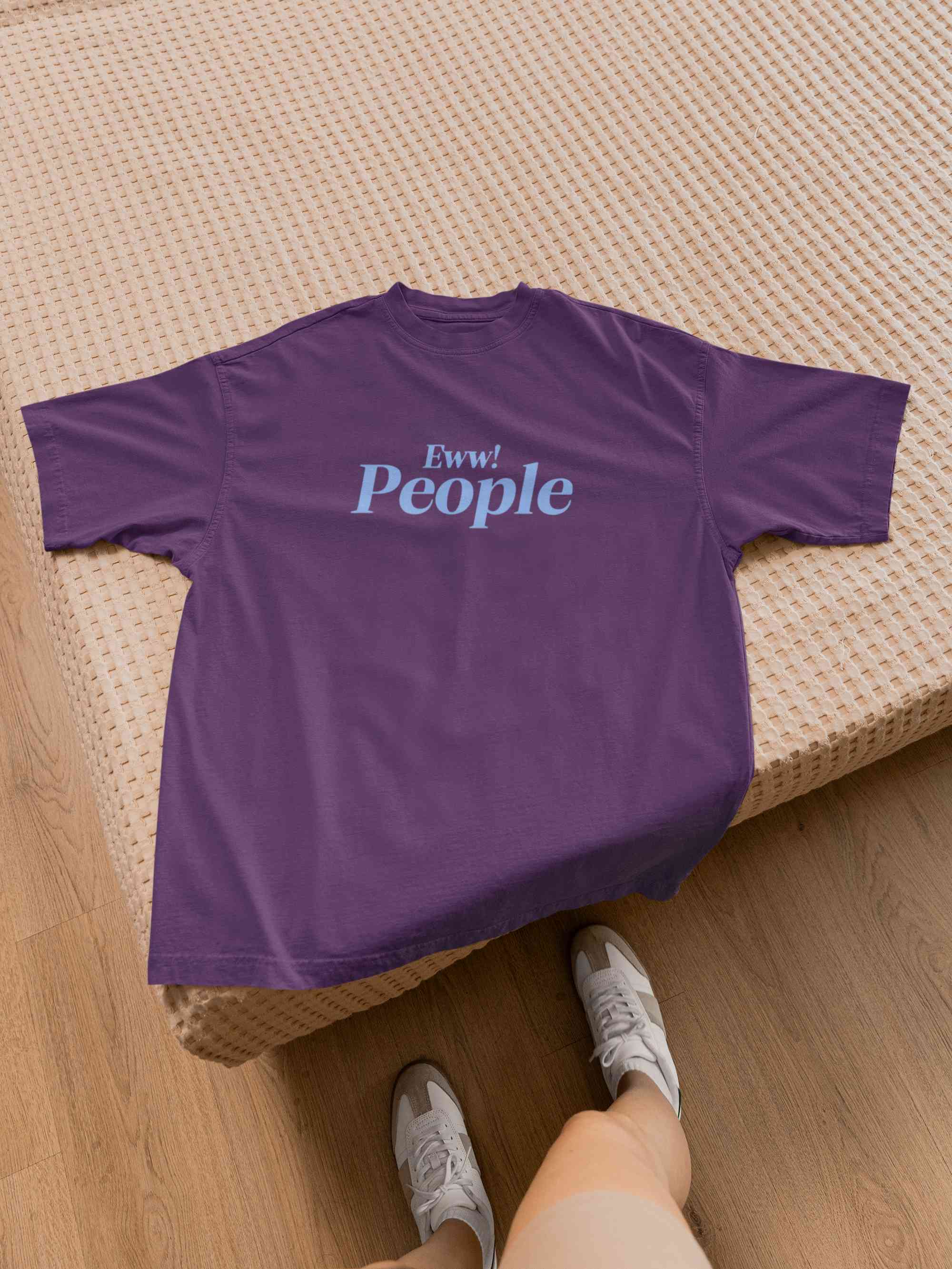 Eww! People Mens Half Sleeves T-shirt- FunkyTeesClub