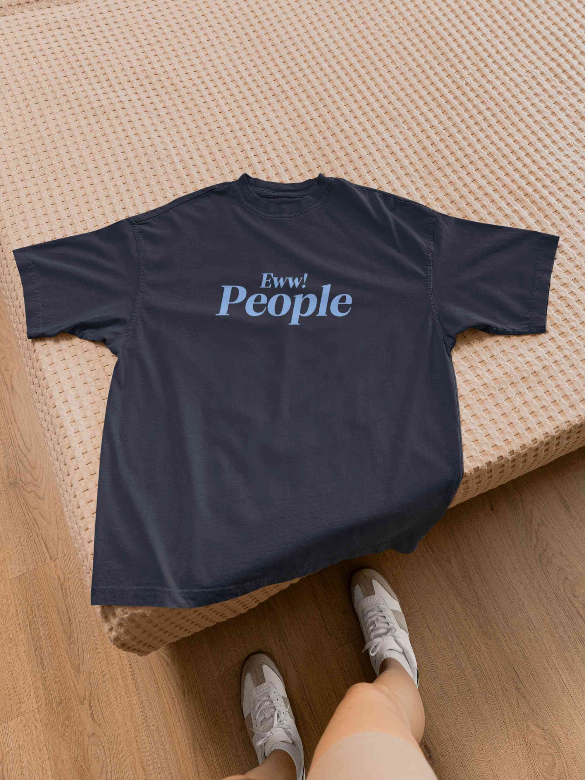 Eww! People Mens Half Sleeves T-shirt- FunkyTeesClub